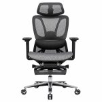 Ghế Công Thái Học Lưng Lưới Có Gác Chân Cao Cấp - GX83