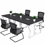 Bàn Họp Chân Sắt Nhập Khẩu 240x120cm Hiện Đại BH57