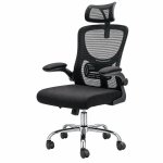 Ghế xoay làm việc tay gập bọc nệm - GX67