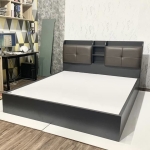 Giường Ngủ Gỗ MDF Đầu Bọc Nệm - GN15