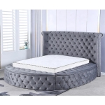 Giường Ngủ Bọc Da Nút Thắt Cao Cấp - GN4