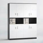 Tủ Tài Liệu Gỗ Văn Phòng Trắng Pha Chì - THS299