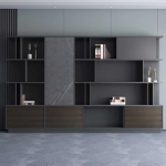 Tủ Hồ Sơ Thiết Kế Ngăn Kệ Hở Giữa Phối Cánh Hiện Đại - THS339
