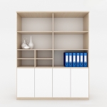 Tủ Tài Liệu Liền Kệ Gỗ Tiện Lợi - THS123