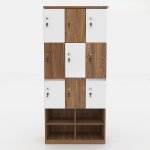 Tủ Locker 9 Cánh Tích Hợp Kệ Giày - TLK30