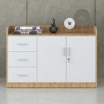 Tủ Tài Liệu Gỗ Dáng Thấp Nhiều Ngăn  - THS64