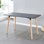 Bàn Cafe Tiếp Khách Chữ Nhật 4 Chân Gỗ - BCF9