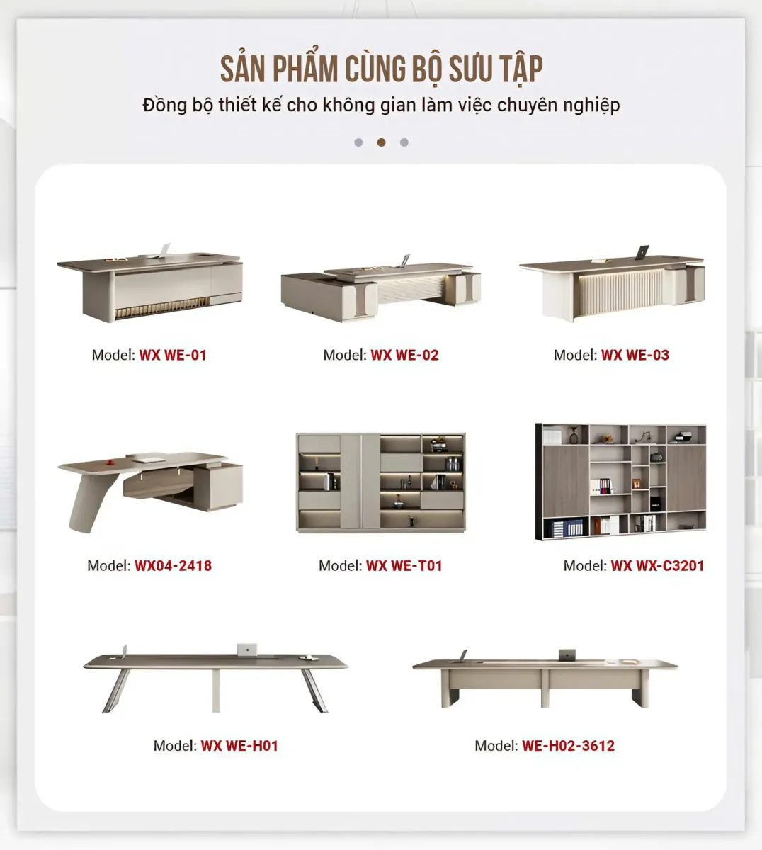Bàn Giám Đốc Chữ L Chân Uốn Cong Mềm mại Sang Trọng