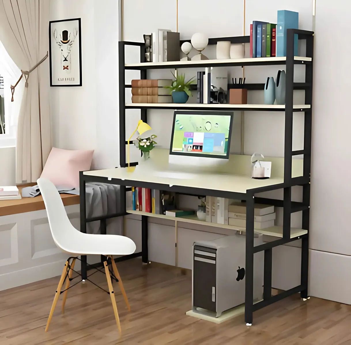 Bàn Làm Việc Chân Sắt