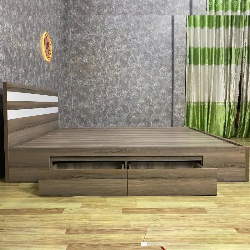 Giường Ngủ Gỗ Đơn Giản Tối Ưu Không Gian