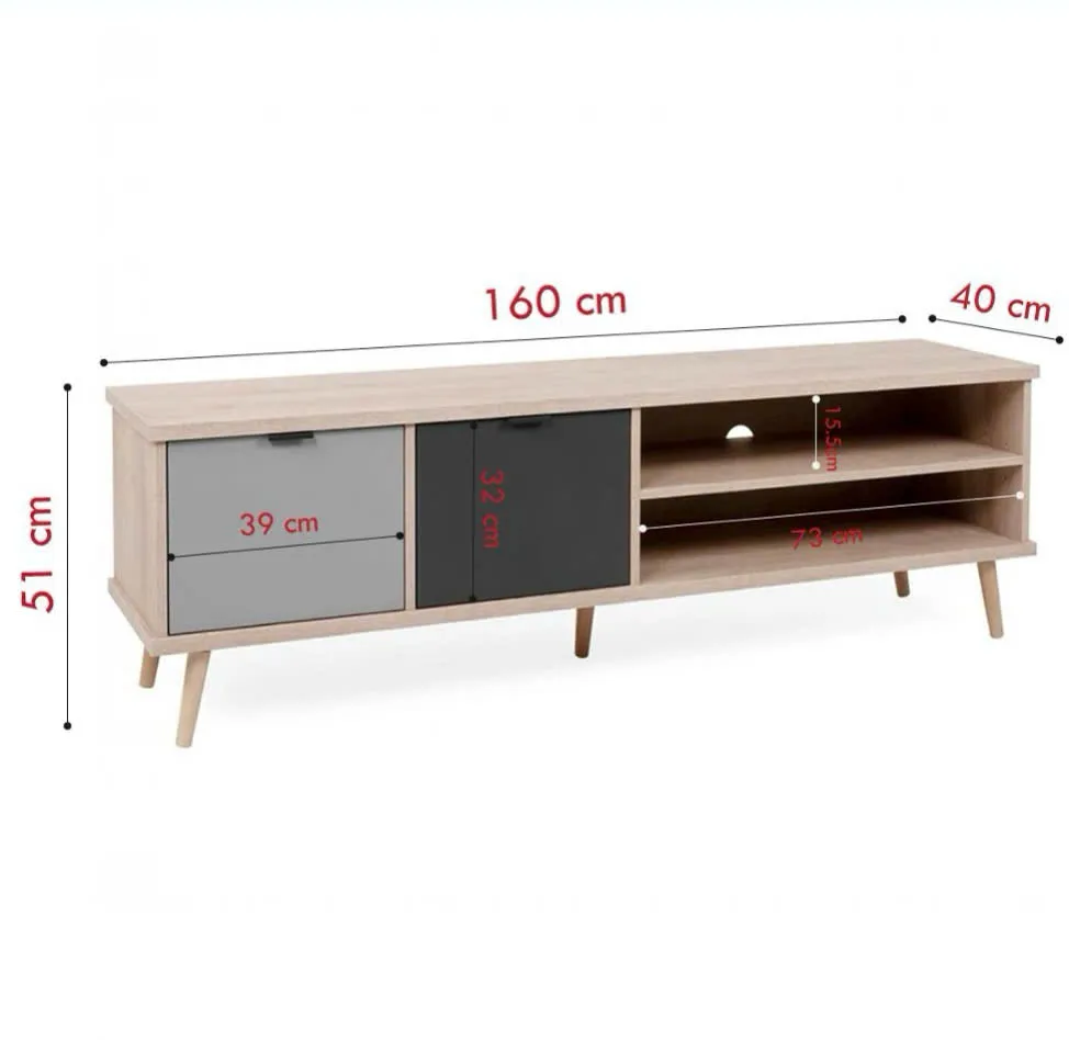 Kệ Tivi Gỗ Công Nghiệp Thiết Kế Tối Giản