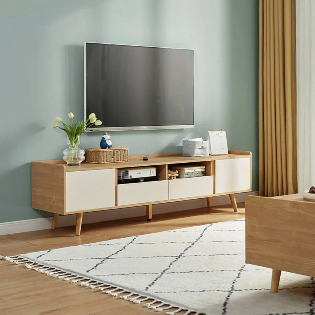 Kệ Tivi Gỗ MDF Thiết Kế Thanh Lịch