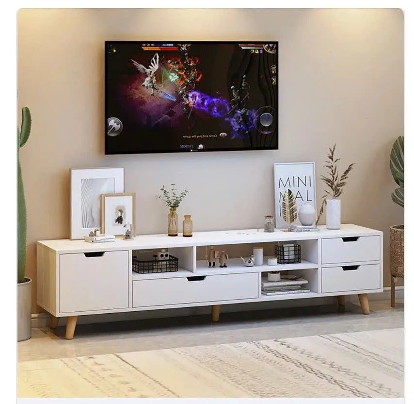 Kệ Tivi Gỗ Nhiều Ngăn Kéo Thiết Kế Hiện Đại