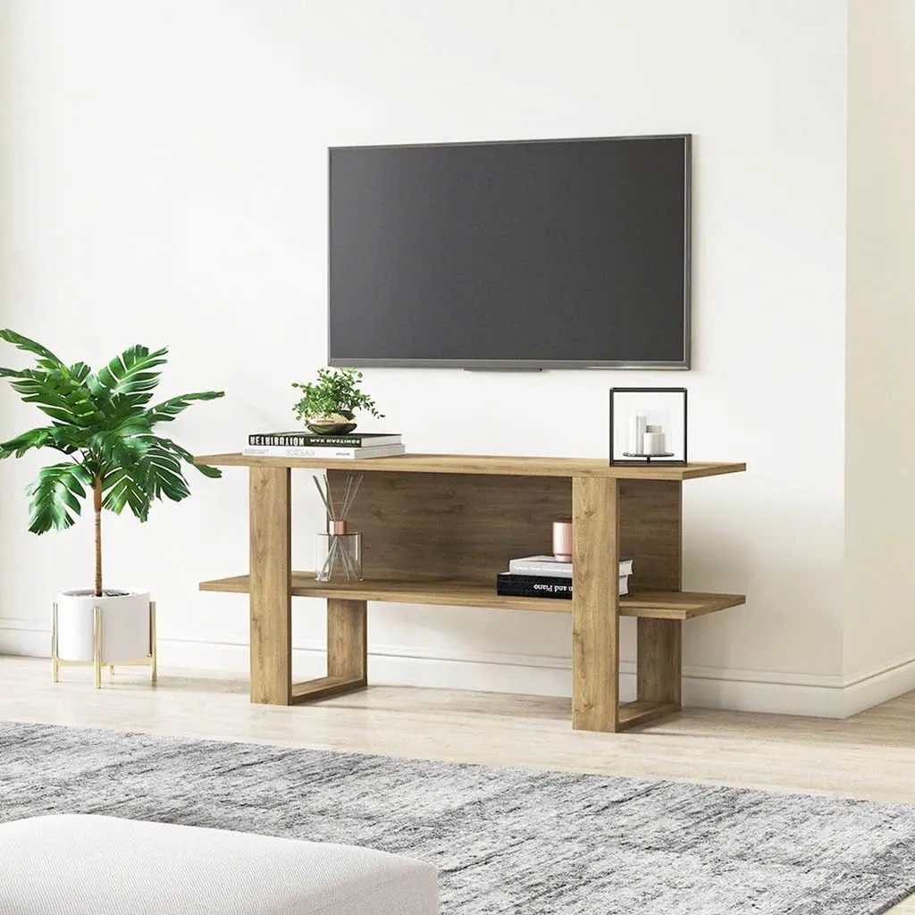 Kệ Tivi Gỗ Thiết Kế Đối Xứng Tối Giản