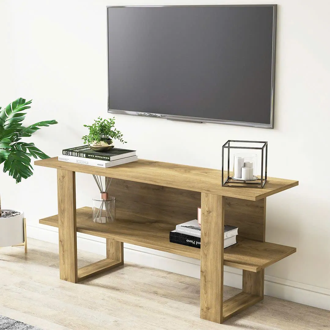 Kệ Tivi Gỗ Thiết Kế Đối Xứng Tối Giản