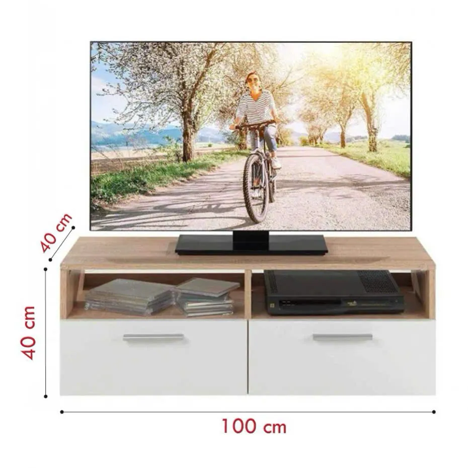 Kệ Tivi Mini Có Ngăn Kéo & Hộc Mở Đa Năng