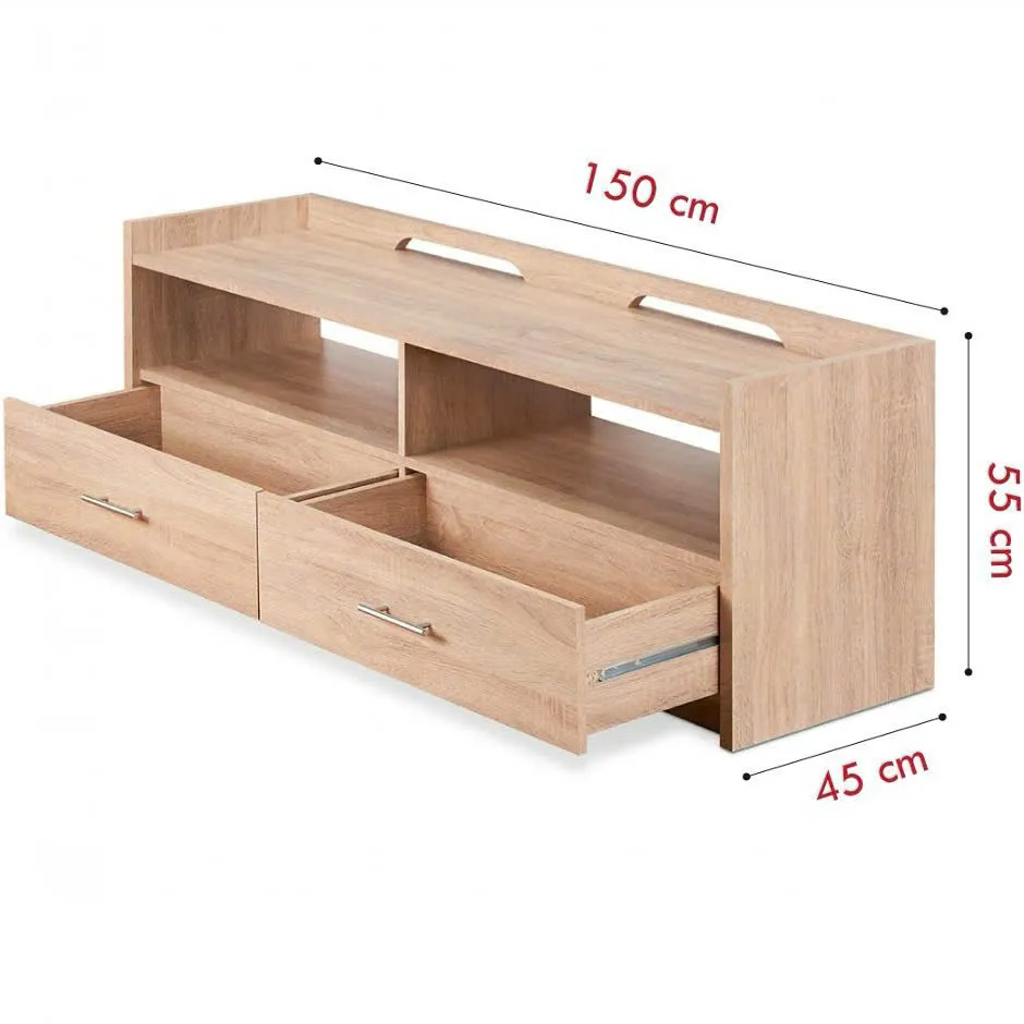 Kệ Tivi Mini Dáng Thấp Có Ngăn Kéo Tiện Lợi 