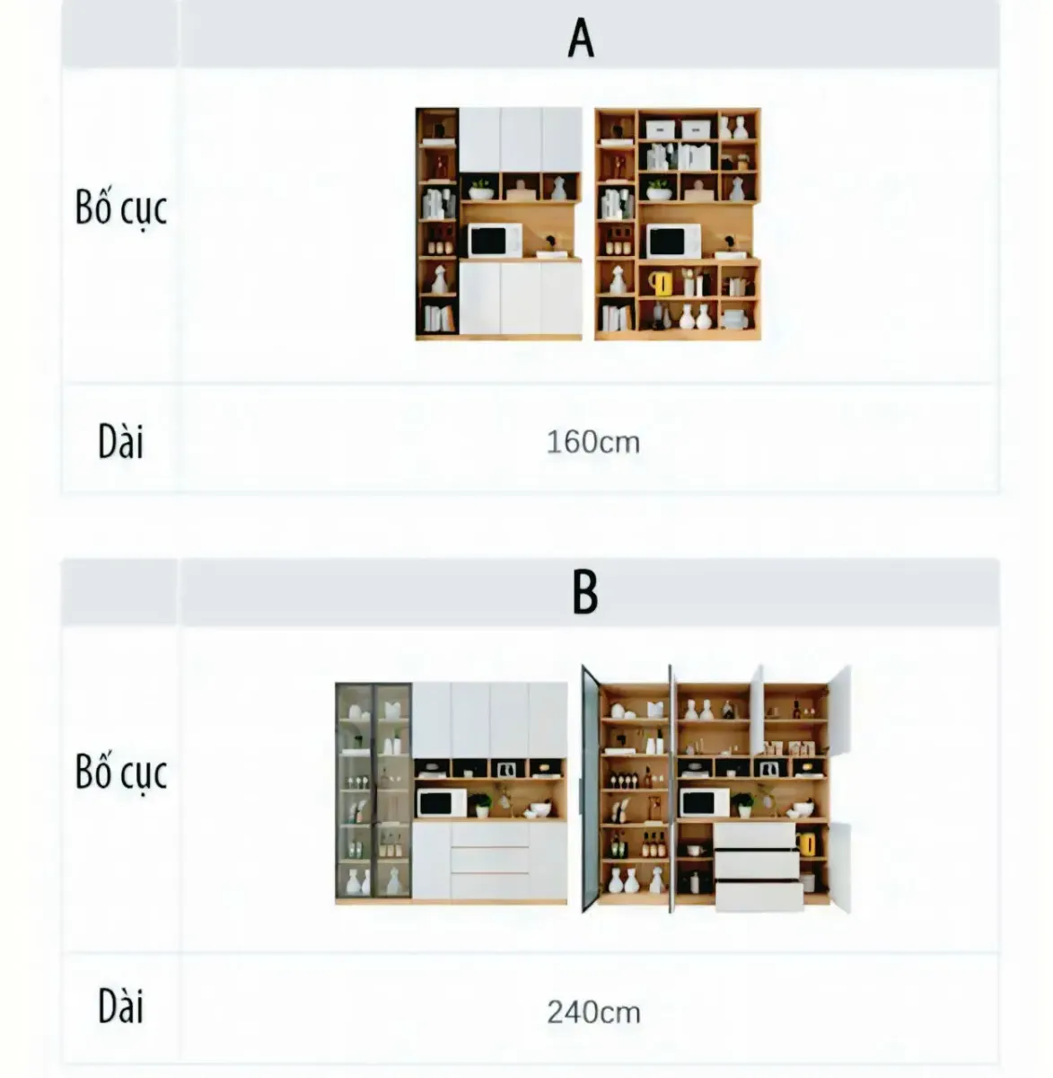 Tủ Bếp Gỗ Hiện Đại Cao Cấp