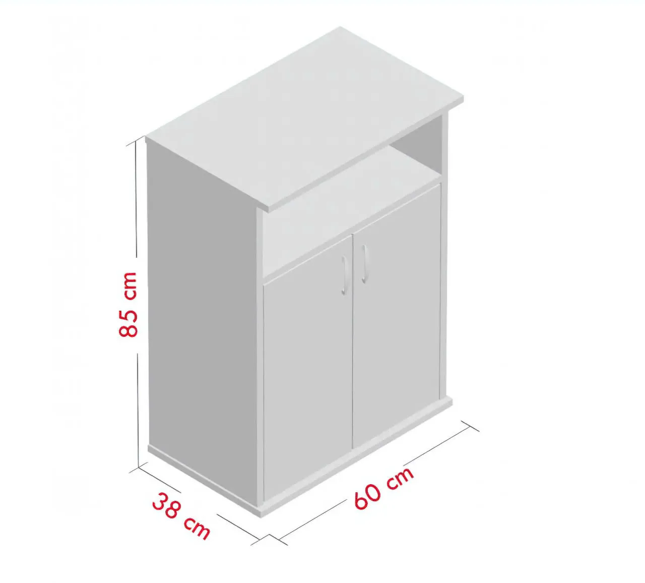 Tủ Bếp Gỗ Mini 2 Cánh Nhỏ Gọn