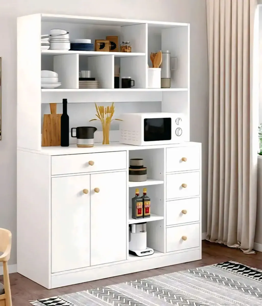 Tủ Bếp Gỗ Mini Có Kệ Và Ngăn Kéo Tiện Lợi