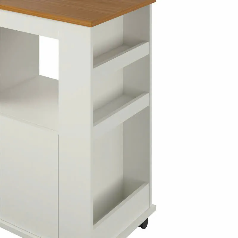 Tủ Bếp Mini Gỗ Đa Năng Có Bánh Xe