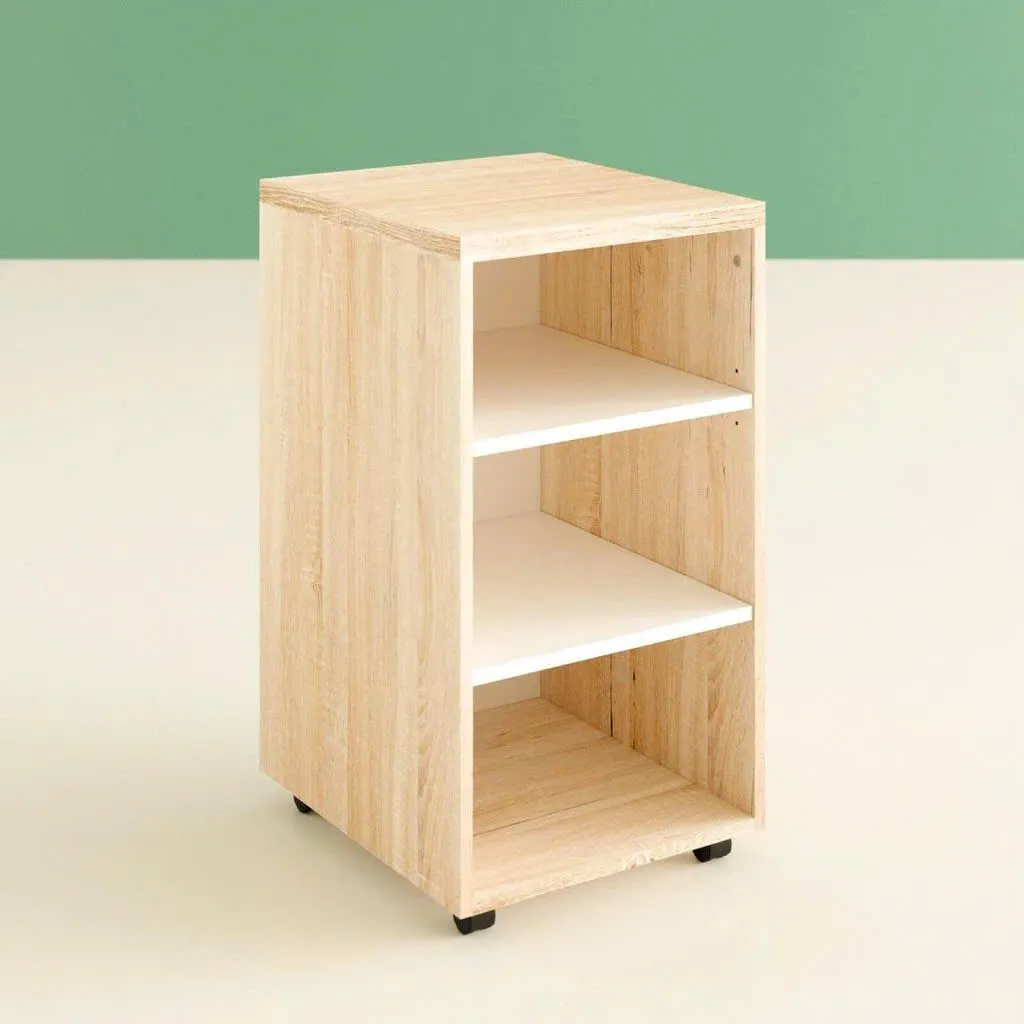 Hộc Tủ Gỗ 3 Tầng Dễ Di Chuyển