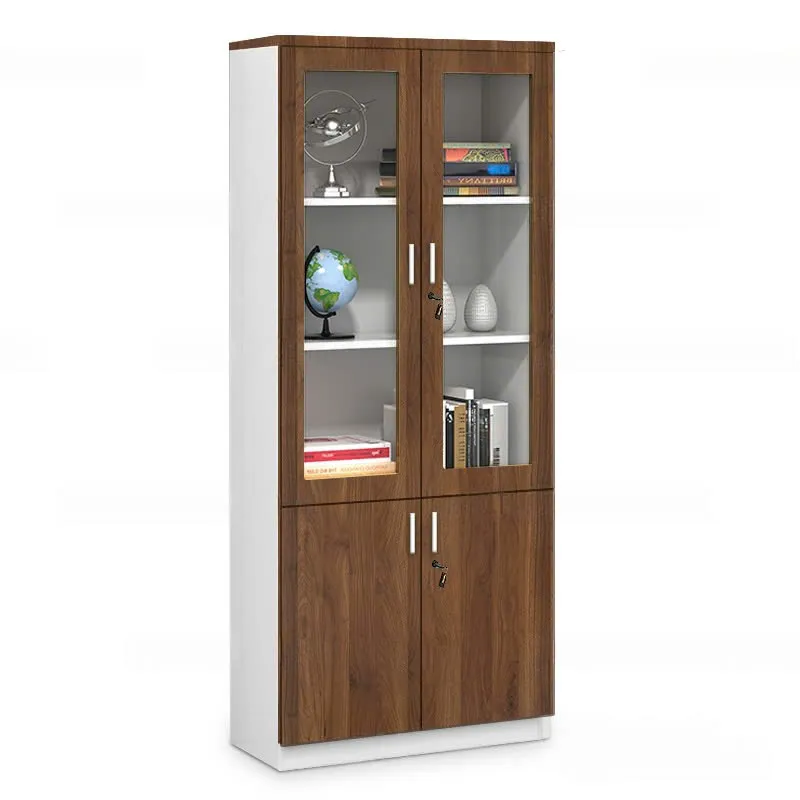 Tủ Hồ Sơ Gỗ 2 Cánh Kính Sang Trọng