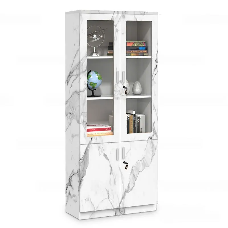 Tủ Hồ Sơ Gỗ 2 Cánh Kính Sang Trọng