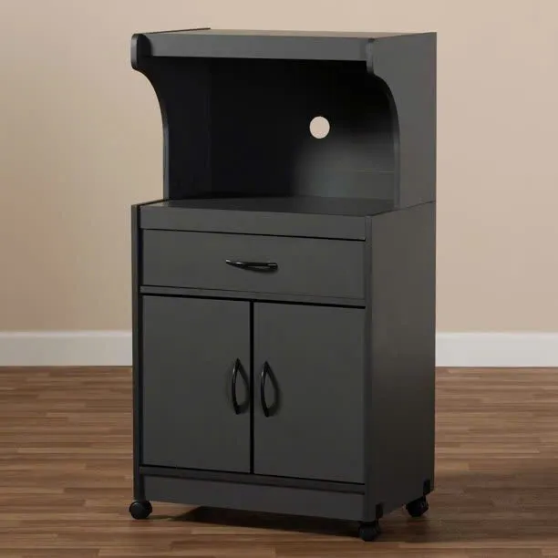 Tủ Bếp Mini Gỗ Nhỏ Gọn Có Cửa Và Kệ