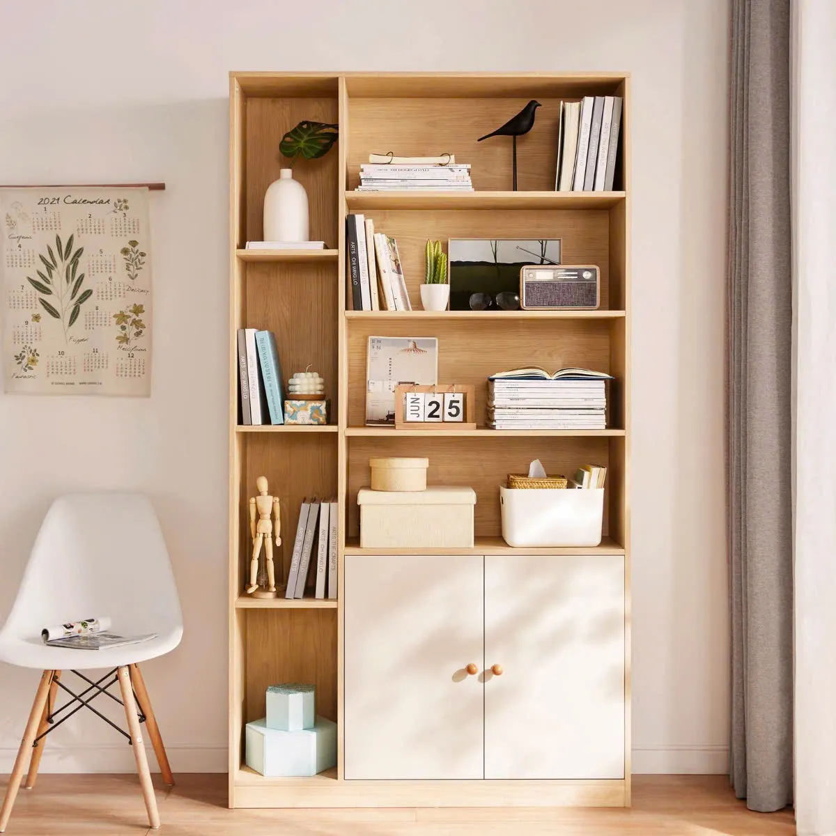 Tủ Hồ Sơ Gỗ Trang Trí Kết Hợp Tủ Đựng