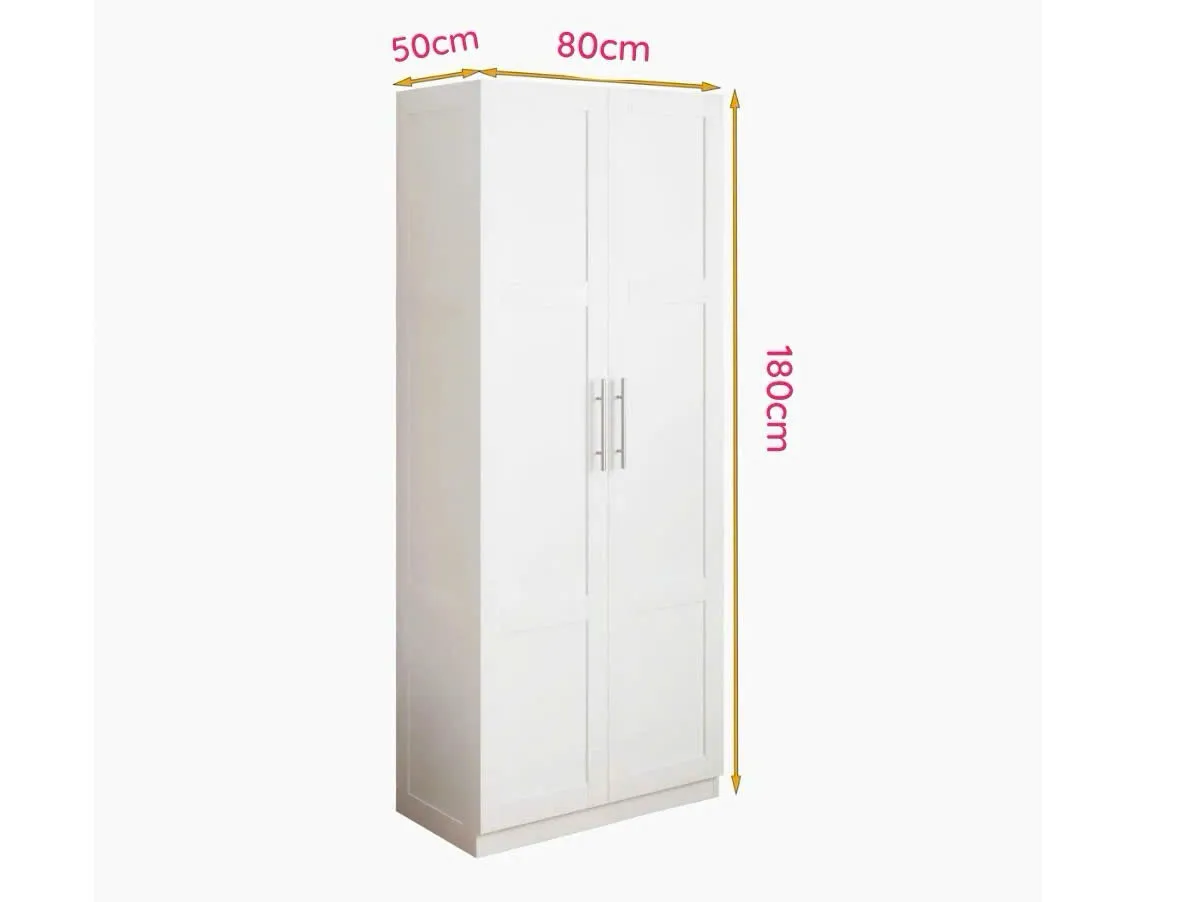 Tủ Quần Áo 2 Cánh Cao Cấp Tối Giản
