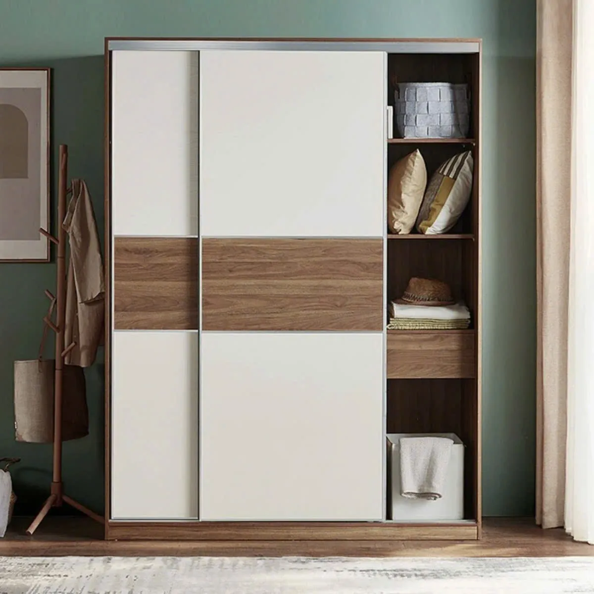 Tủ Quần Áo Cửa Trượt 2 Cánh Sang Trọng