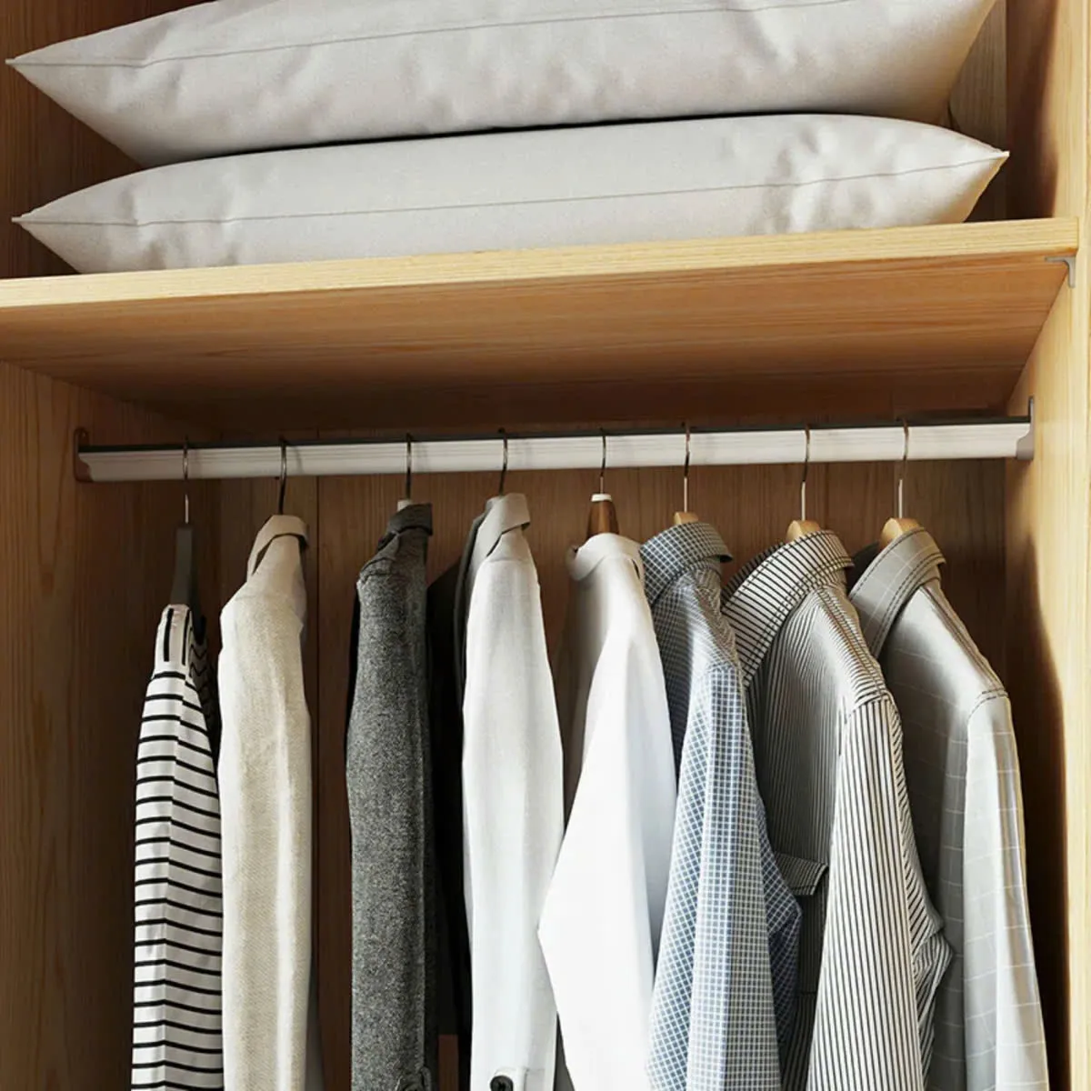 Tủ Quần Áo Gỗ 2 Cánh Có 2 Ngăn Kéo Tiện Lợi 