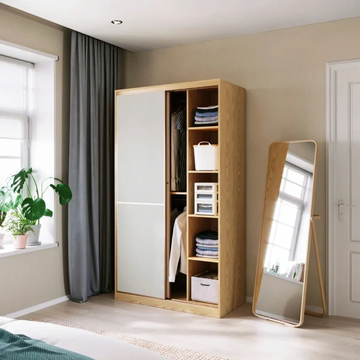 Tủ Quần Áo Gỗ Thiết Kế Đẹp Cho Phòng Ngủ