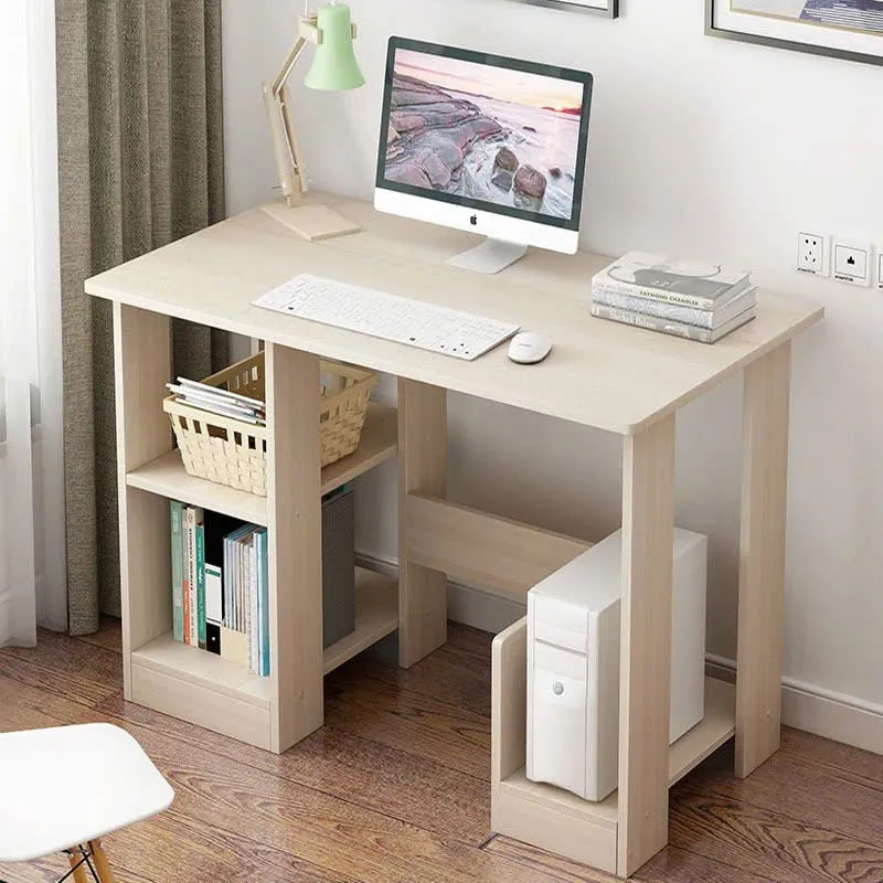 Bàn Làm Việc Gỗ Đẹp Có Kệ Đa Năng