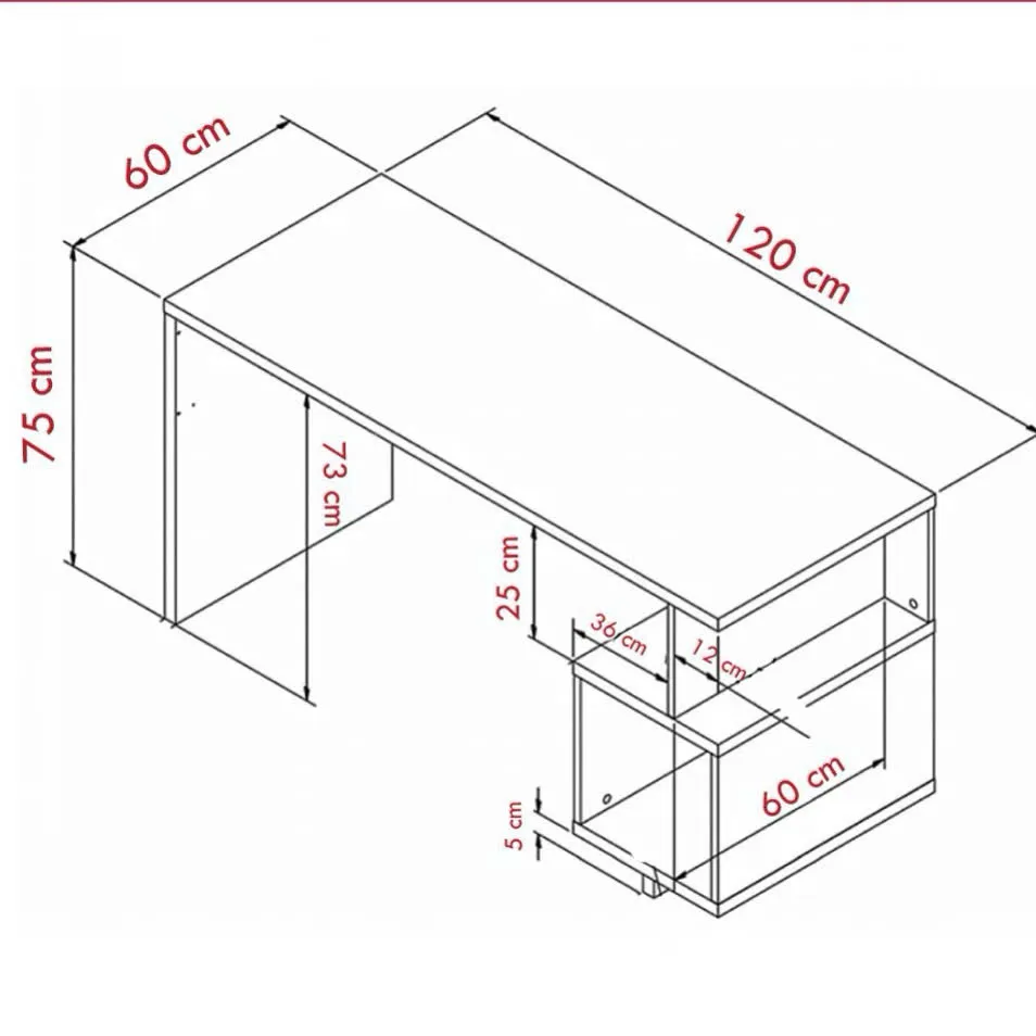 Bàn Làm Việc Gỗ Hiện Đại Cho Không Gian Nhỏ