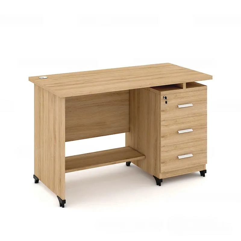 Bàn Làm Việc Gỗ Kèm Hộc Kéo 3 Tầng