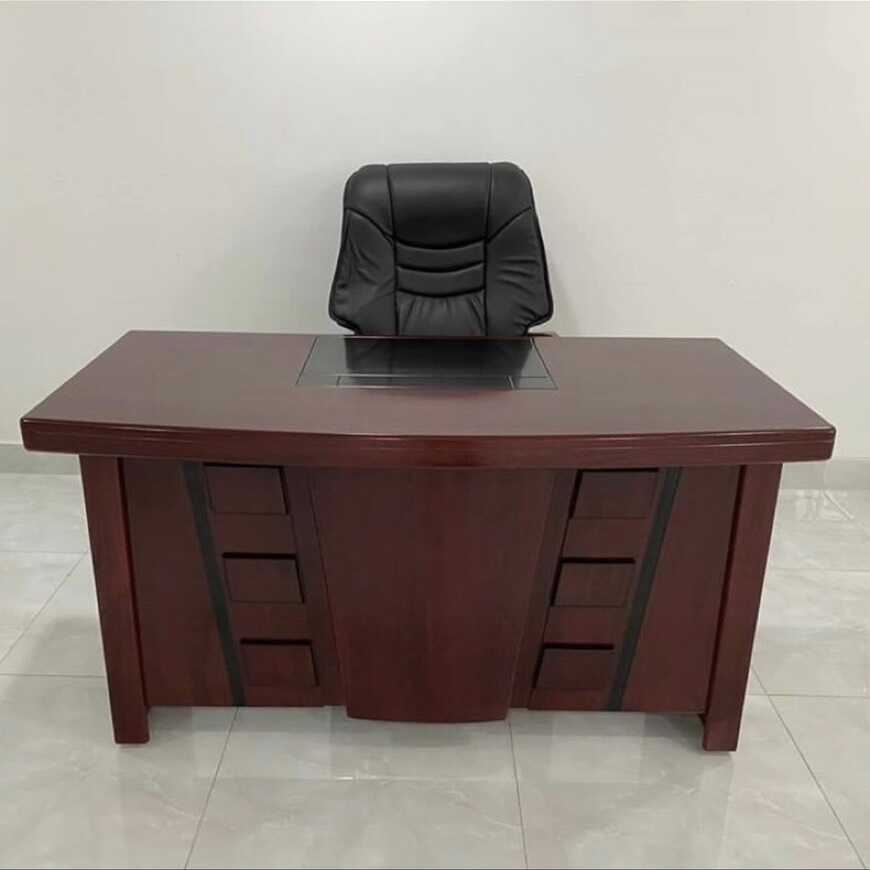 Bàn Giám Đốc Sơn PU 1m4 Chữ V - BGĐ80