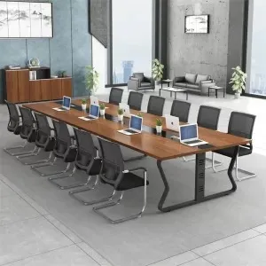 Bàn Họp Thiết Kế Chân Sắt Cánh Bướm Phong Cách Hiện Đại - BH47
