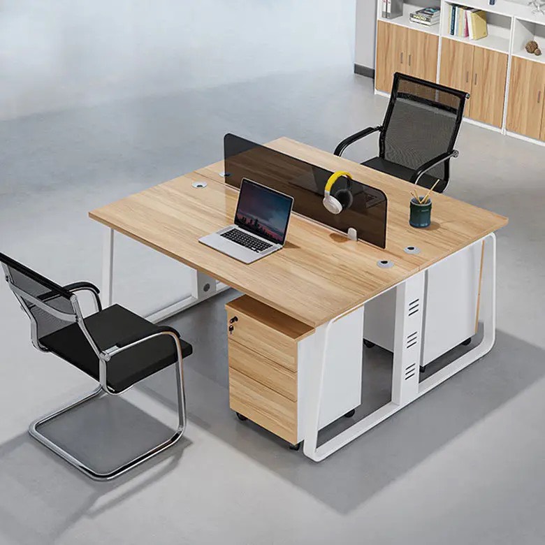 Cụm Bàn Làm Việc 2 Người Đơn Giản - BC15
