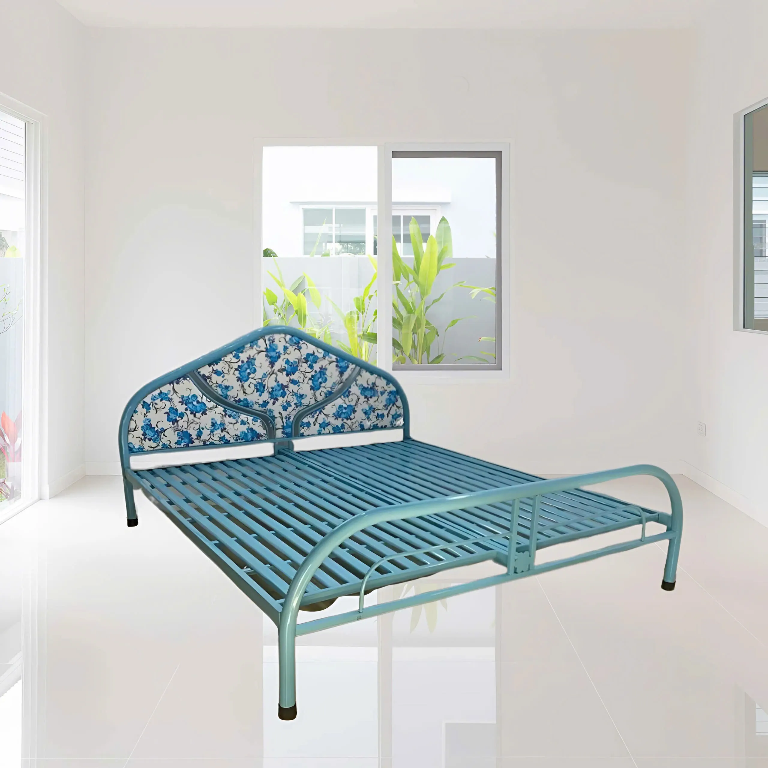Giường Sắt Đẹp Giá Rẻ Phong Cách Hiện Đại - GN23