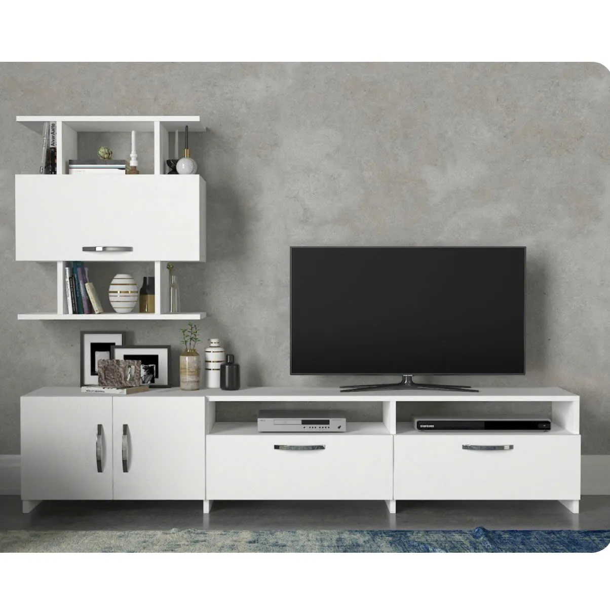 Kệ Tivi Cánh Lật & Kệ Treo Tối Giản - KTV34