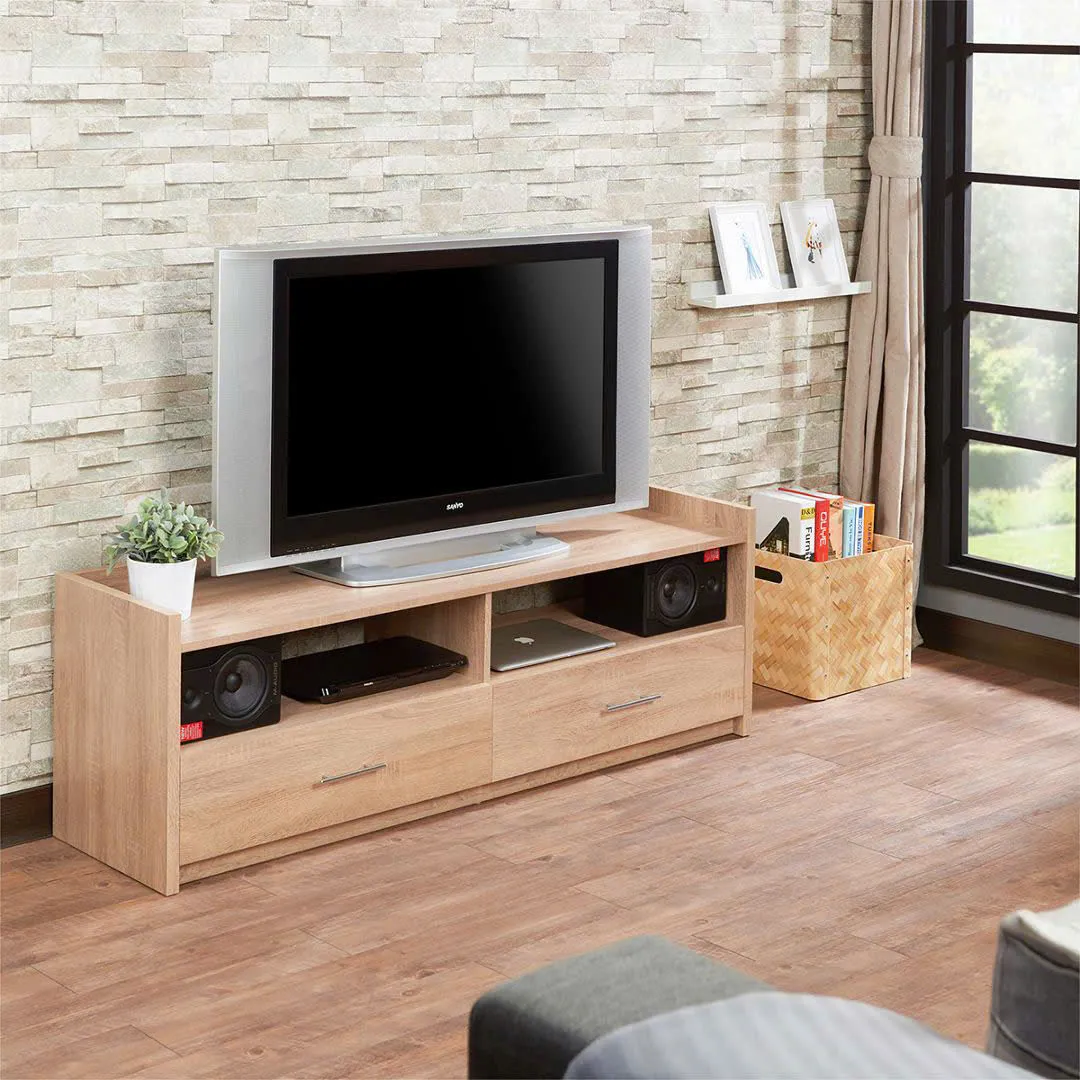 Kệ Tivi Mini Dáng Thấp Có Ngăn Kéo Tiện Lợi - KTV25