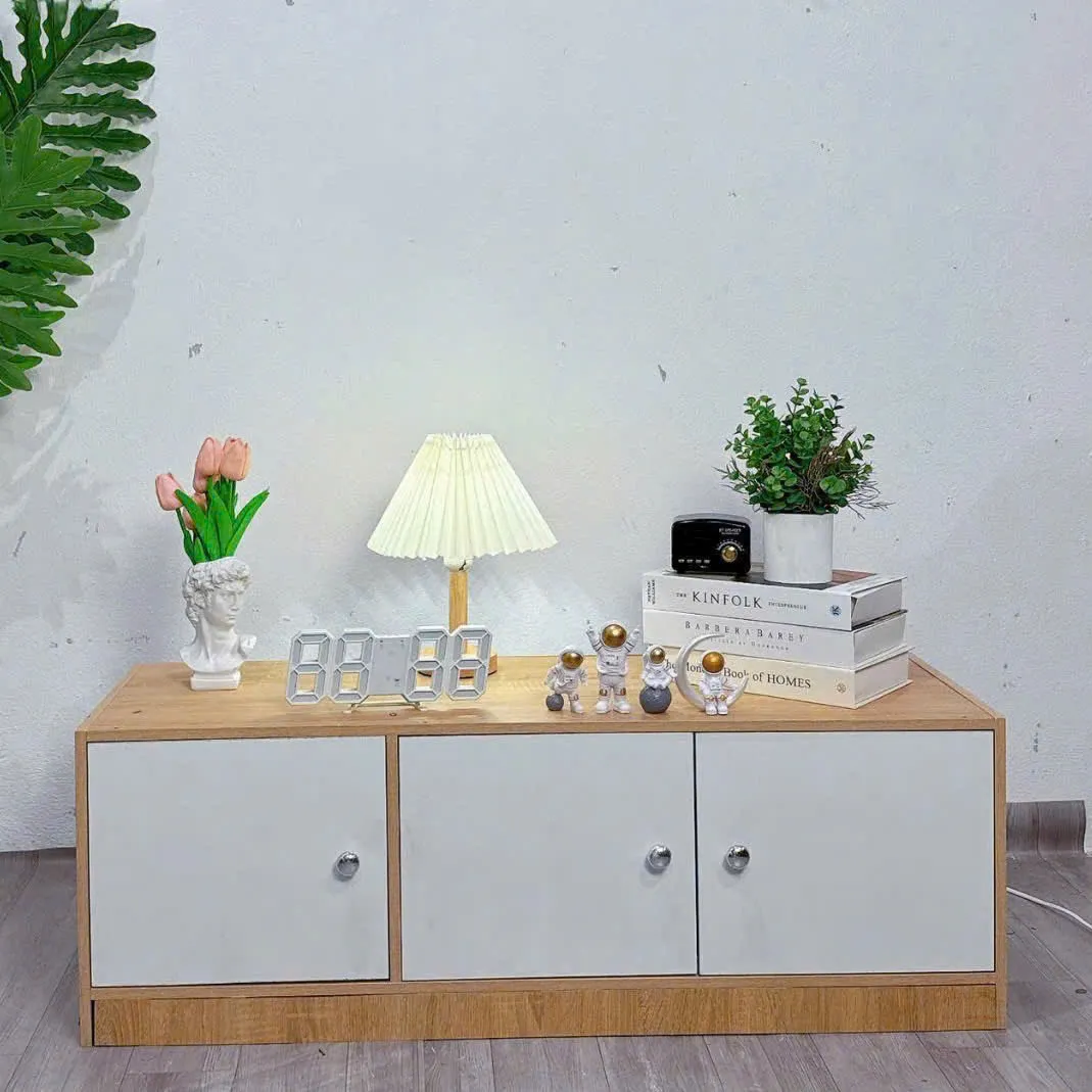  Kệ Tivi Trang Trí Gỗ Công Nghiệp Hiện Đại - KTV2