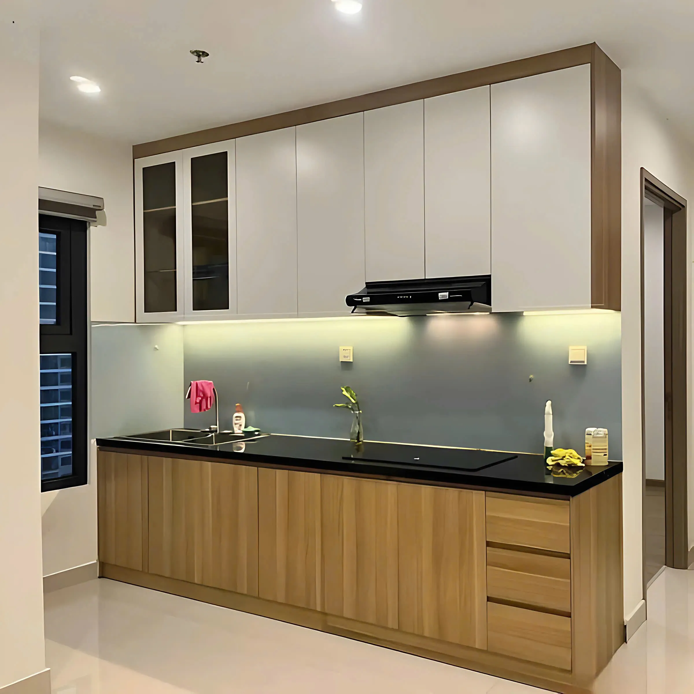 Tủ Bếp Thiết Kế Sang Trọng Cho Chung Cư - TB33