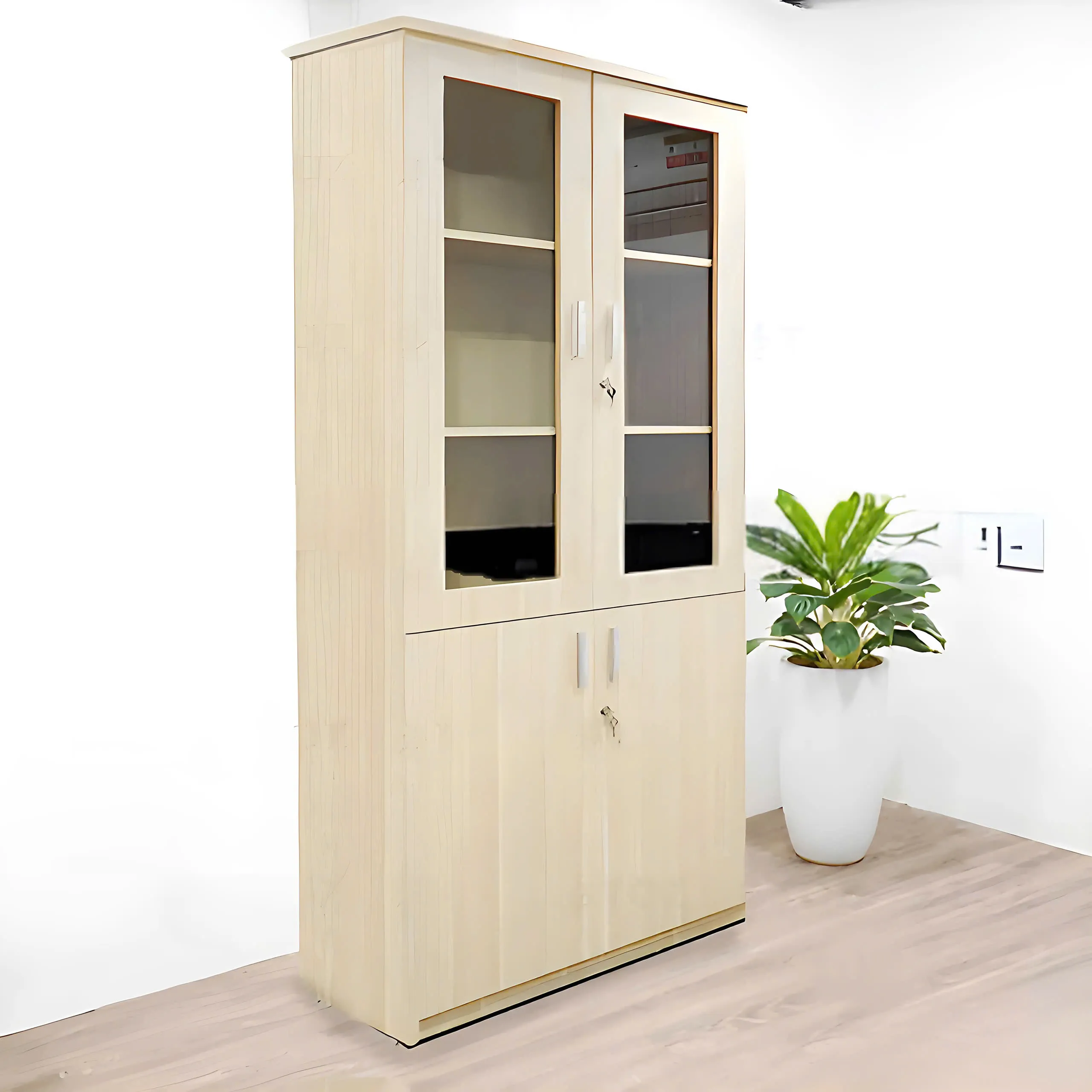 Tủ Tài Liệu Văn Phòng 2 Cánh Tủ Đẹp - THS7