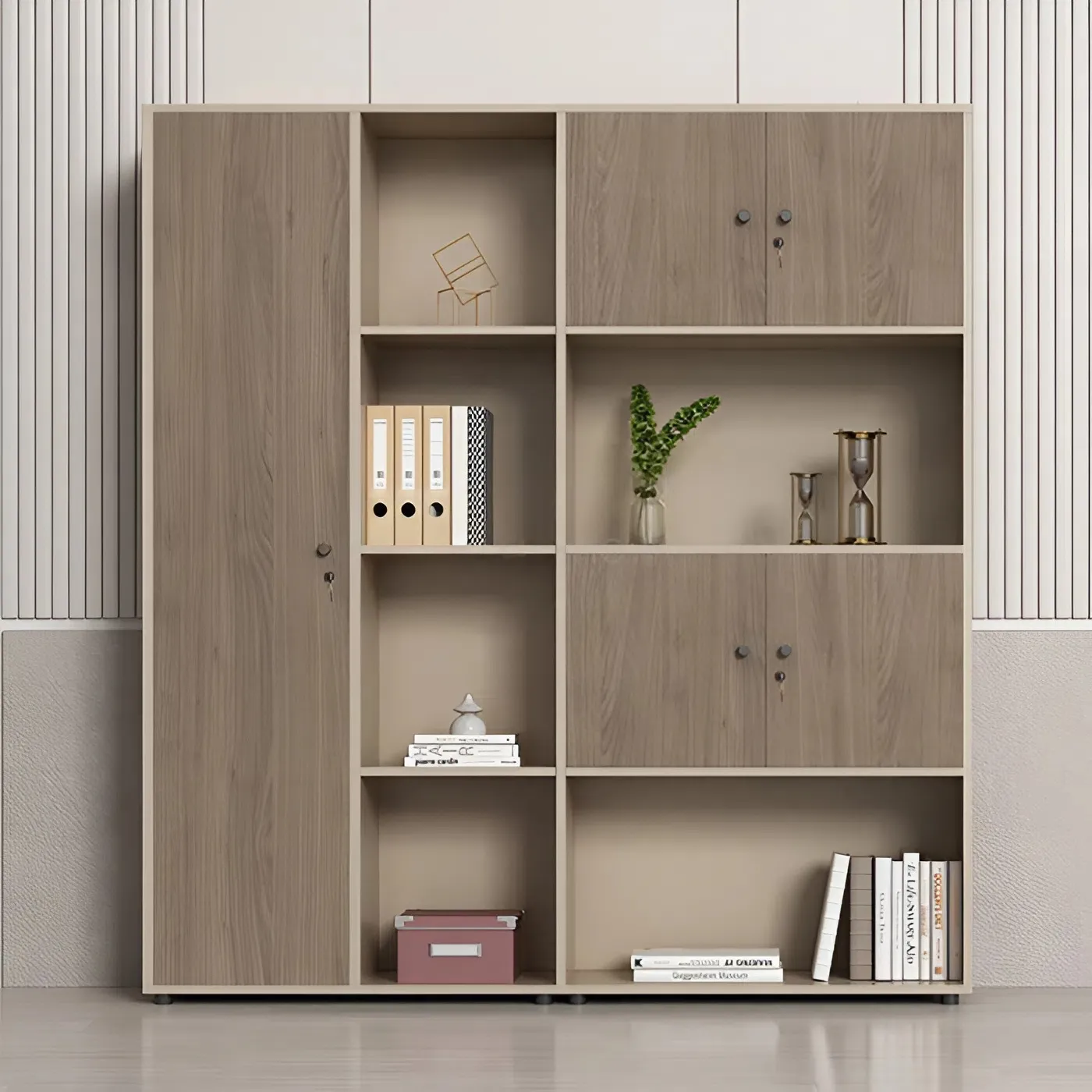 Tủ Hồ Sơ 2 Tầng Có Khóa Bảo Mật An Toàn Tuyệt Đối - THS348