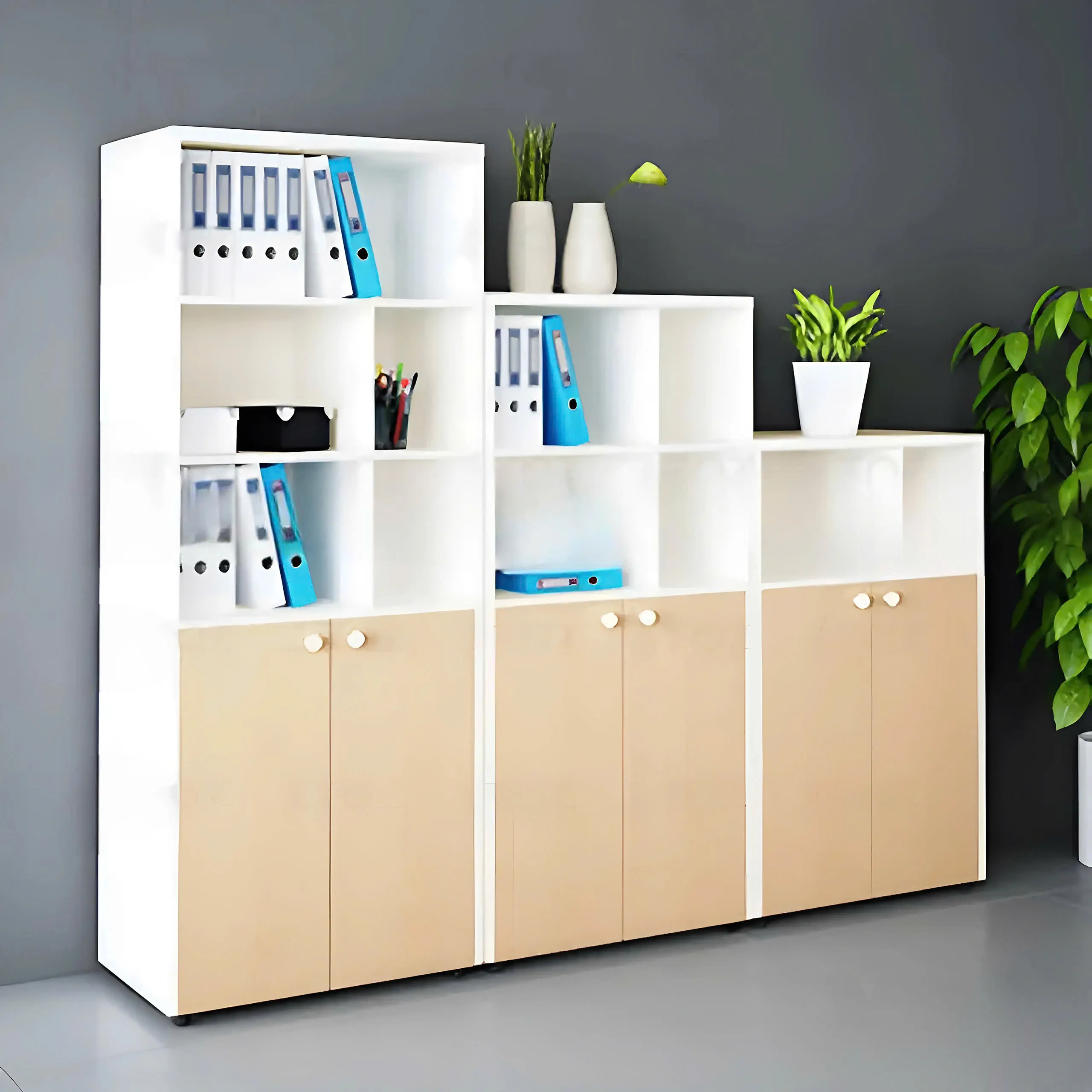 Tủ Tài Liệu Gỗ Nhiều Ngăn Tiện Lợi - THS263