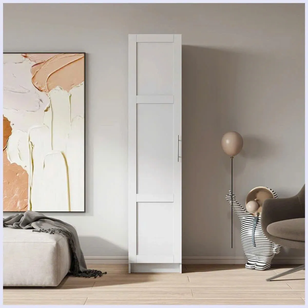 Tủ Quần Áo Đơn Gọn Nhẹ Cho Căn Hộ Nhỏ - TQA33