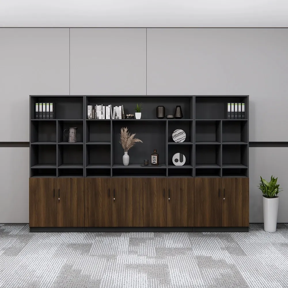 Tủ Tài Liệu Lãnh Đạo Tích Hợp Kệ Decor Đa Năng - THS407